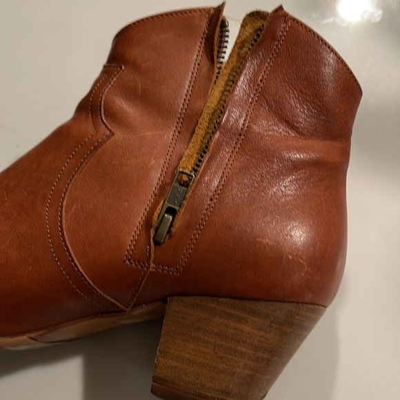 Isabel Marant Étoile | Brown Leather Dicker Ankle Boot - Size FR 38 - Picture 12 of 12